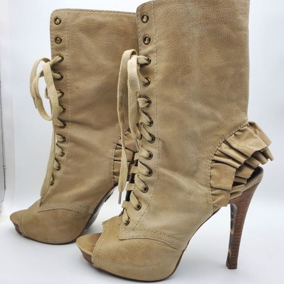 Betsey Johnson LIZZZY Open-Toe Boot S951A - Picture 3 of 8